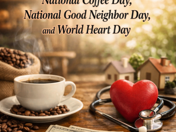 How to Make Money From National Coffee Day, National Good Neighbor Day, and World Heart Day