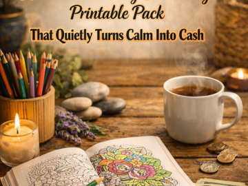 Go from  to : National Coloring Book Day Printable Pack That Quietly Turns Calm Into Cash