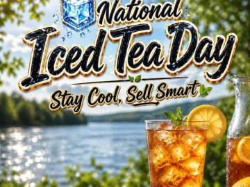 🧊 National Iced Tea Day – Stay Cool, Sell Smart