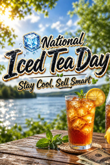 🧊 National Iced Tea Day – Stay Cool, Sell Smart