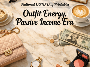 National OOTD Day Printables – Outfit Energy, Passive Income Era