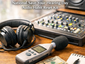 🎧 “Turn It Down… But Make It Profitable” – National Save Your Hearing Day Audio Habit Reset Kit