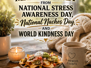 How to Make Money From National Stress Awareness Day, National Nachos Day, and World Kindness Day