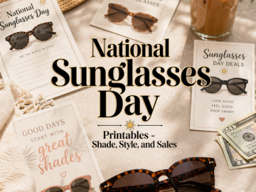 National Sunglasses Day Printables – Shade, Style, and Sales