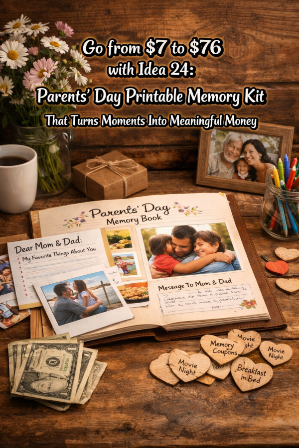 Go from  to : Parents’ Day Printable Memory Kit That Turns Moments Into Meaningful Money