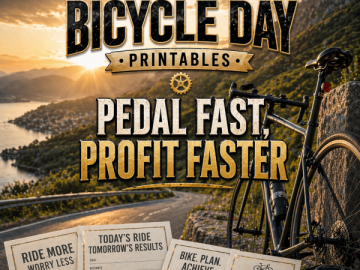 World Bicycle Day Printables – Pedal Fast, Profit Faster