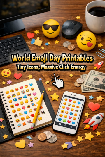World Emoji Day Printables – Tiny Icons, Massive Click Energy