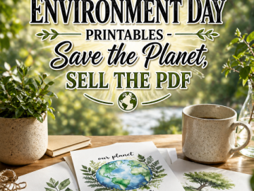 World Environment Day Printables – Save the Planet, Sell the PDF