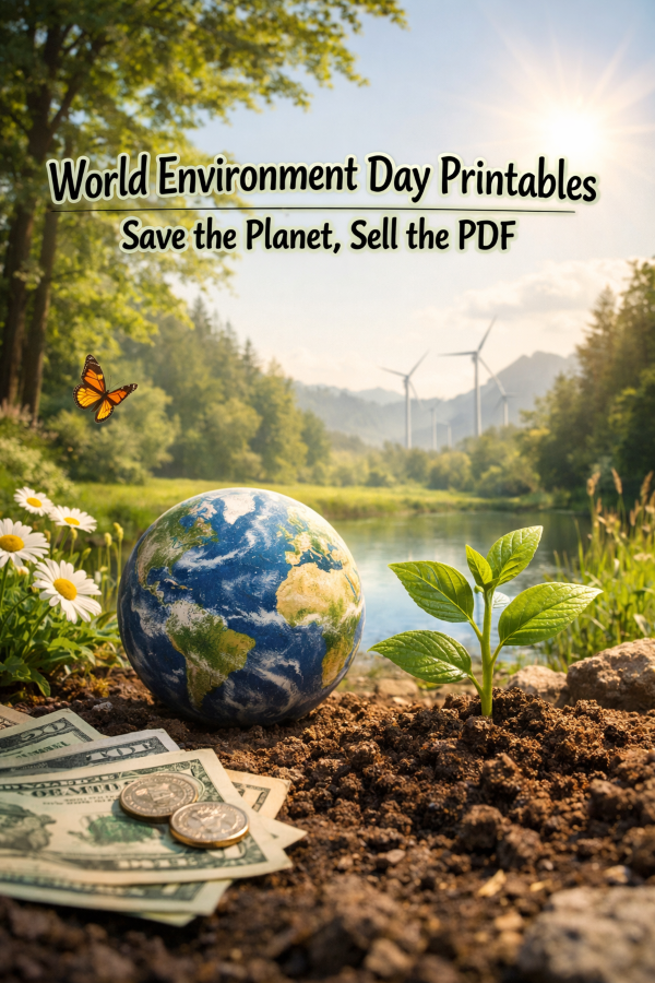 World Environment Day Printables – Save the Planet, Sell the PDF