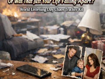 👂 “Did You Hear That… Or Was That Just Your Life Falling Apart?” – World Listening Day Chaos Tracker Kit
