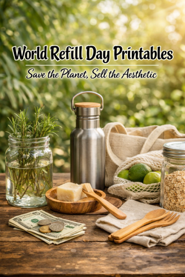 ♻️ World Refill Day – Minimal Waste, Maximum Profit, and Suspiciously Chic PDFs