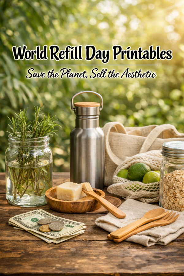 ♻️ World Refill Day – Minimal Waste, Maximum Profit, and Suspiciously Chic PDFs