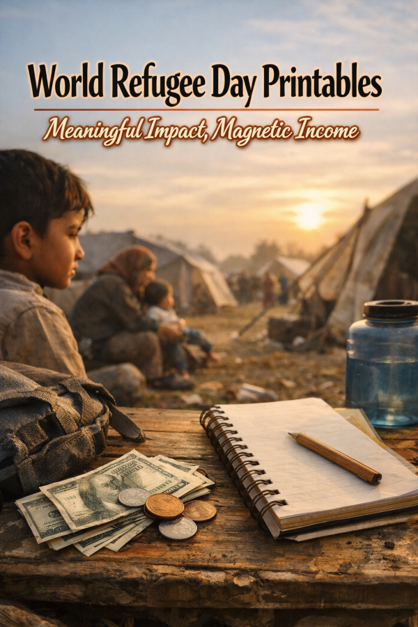 World Refugee Day Printables – Meaningful Impact, Magnetic Income