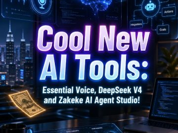 New AI Tools: Essential Voice, DeepSeek V4 and Zakeke AI Agent Studio