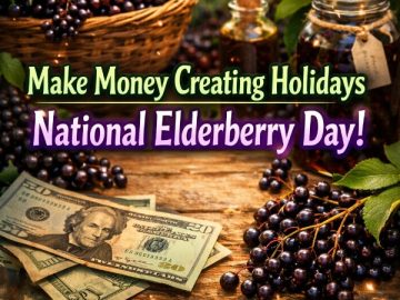 Make Money Creating Holidays – National Elderberry Day!