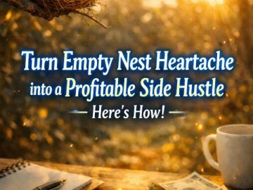 Turn Empty Nest Heartache into a Profitable Side Hustle – Here’s How!