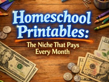 HomeSchool Printables – the Niche That Pays Every Month