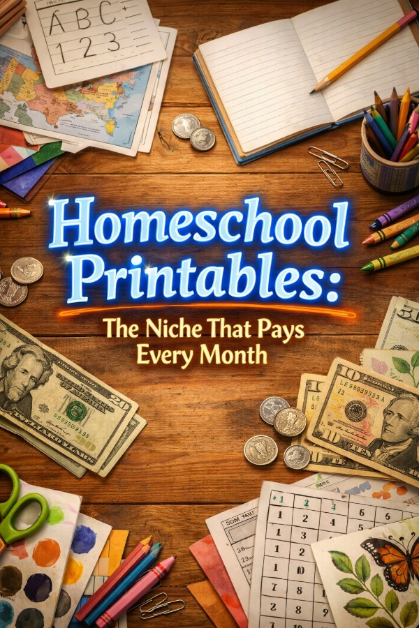 HomeSchool Printables – the Niche That Pays Every Month