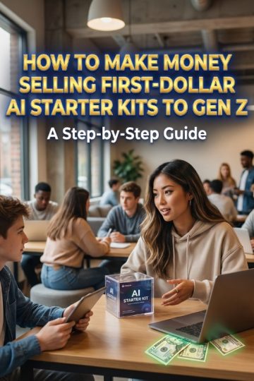 How To Make Money Selling First-Dollar AI Starter Kits To Young Beginners