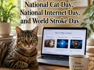How to Make Money From National Cat Day, National Internet Day, and World Stroke Day