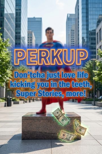 PERKUP: Don’tcha just love life kicking you in the teeth, Super Stories, more!