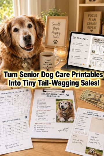 Turn Senior Dog Care Printables Into Tiny Tail-Wagging Sales