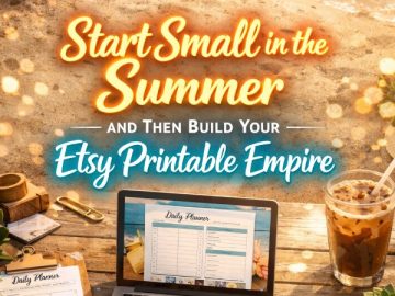 Start Small in the Summer and Then Build Your Etsy Printable Empire
