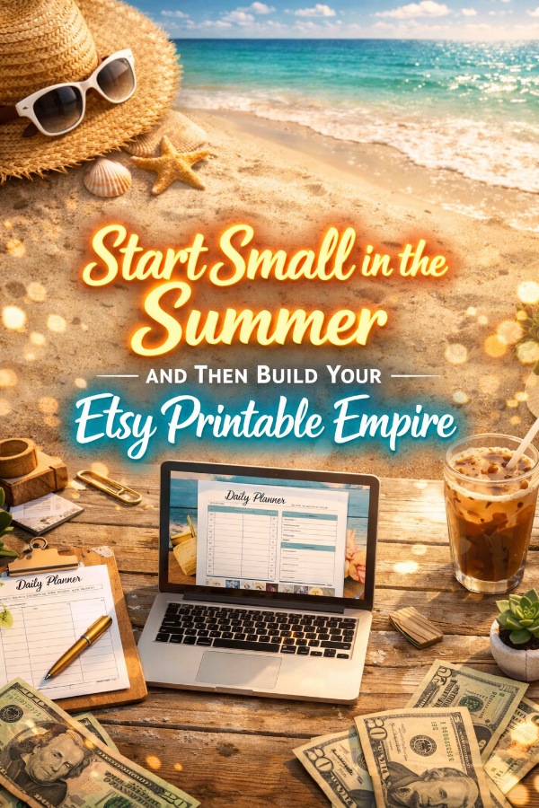 Start Small in the Summer and Then Build Your Etsy Printable Empire