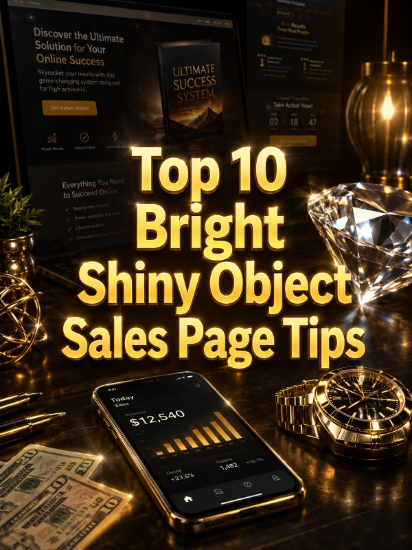 Top 10 Bright Shiny Object Sales Page Tips