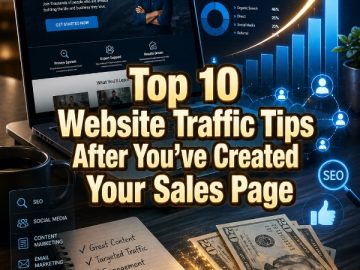 Top 10 Website Traffic Tips After You’ve Created Your Sales Page