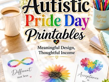 Autistic Pride Day Printables – Meaningful Design, Thoughtful Income
