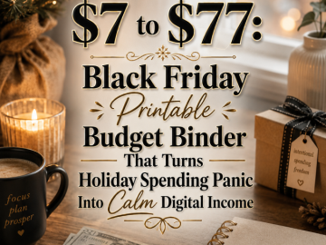 Go from to : Black Friday Printable Budget Binder That Turns Holiday Spending Panic Into Calm Digital Income Go from to : Black Friday Printable Budget Binder That Turns Holiday Spending Panic Into Calm Digital Income