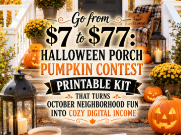 Go from to : Halloween Porch Pumpkin Contest Printable Kit That Turns October Neighborhood Fun Into Cozy Digital Income Go from to : Halloween Porch Pumpkin Contest Printable Kit That Turns October Neighborhood Fun Into Cozy Digital Income
