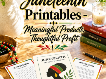 Juneteenth Printables – Meaningful Products, Thoughtful Profit