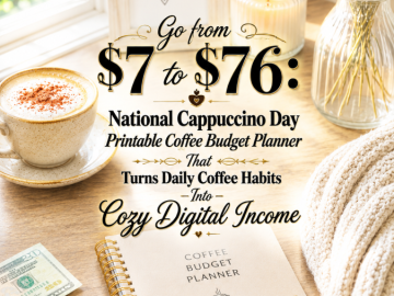 Go from to : National Cappuccino Day Printable Coffee Budget Planner That Turns Daily Coffee Habits Into Cozy Digital Income Go from to : National Cappuccino Day Printable Coffee Budget Planner That Turns Daily Coffee Habits Into Cozy Digital Income