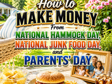 How to Make Money From National Hammock Day, National Junk Food Day, and Parents’ Day