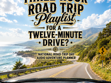 🎶 “Why Did I Make a Three-Hour Road Trip Playlist for a Twelve-Minute Drive?” – National Road Trip Day Audio Adventure Planner 🎶 “Why Did I Make a Three-Hour Road Trip Playlist for a Twelve-Minute Drive?” – National Road Trip Day Audio Adventure Planner