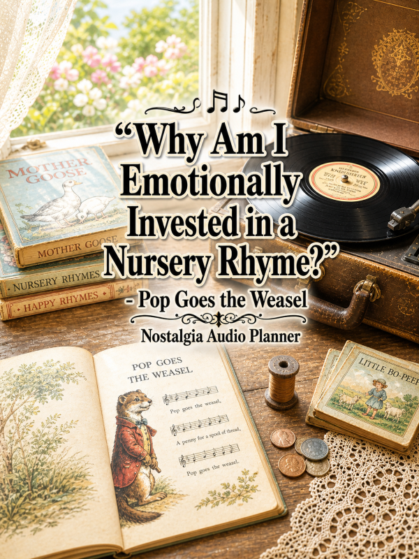 🎶 “Why Am I Emotionally Invested in a Nursery Rhyme?” – Pop Goes the Weasel Nostalgia Audio Planner