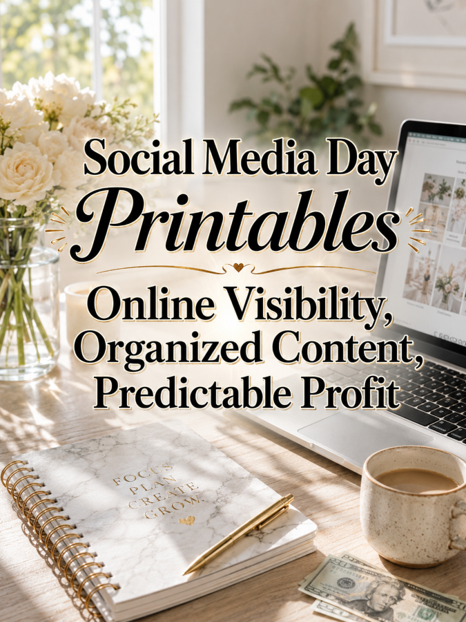 Social Media Day Printables – Online Visibility, Organized Content, Predictable Profit