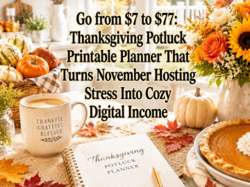 Go from to : Thanksgiving Potluck Printable Planner That Turns November Hosting Stress Into Cozy Digital Income Go from to : Thanksgiving Potluck Printable Planner That Turns November Hosting Stress Into Cozy Digital Income