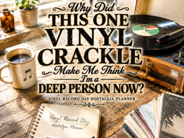 🎵 “Why Did This One Vinyl Crackle Make Me Think I’m a Deep Person Now?” – Vinyl Record Day Nostalgia Planner 🎵 “Why Did This One Vinyl Crackle Make Me Think I’m a Deep Person Now?” – Vinyl Record Day Nostalgia Planner