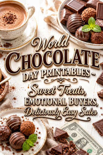 World Chocolate Day Printables – Sweet Treats, Emotional Buyers, Deliciously Easy Sales