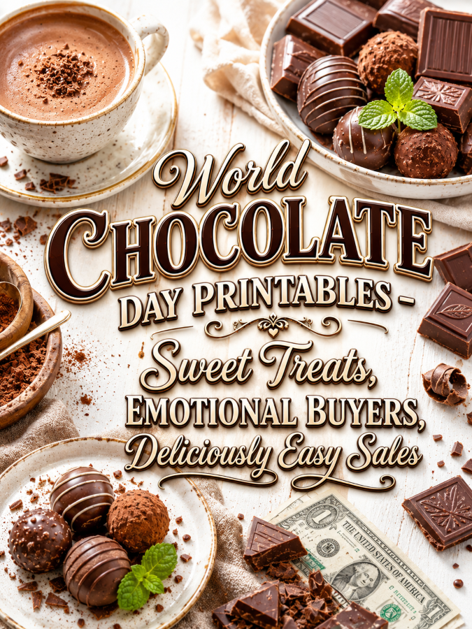 World Chocolate Day Printables – Sweet Treats, Emotional Buyers, Deliciously Easy Sales