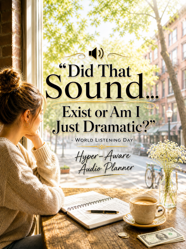 🔊 “Did That Sound… Exist or Am I Just Dramatic?” – World Listening Day Hyper-Aware Audio Planner