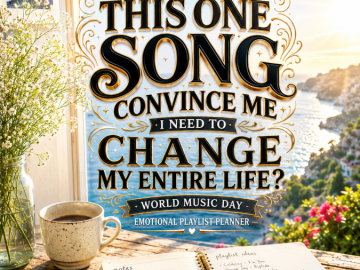 🎶 “Why Did This One Song Convince Me I Need to Change My Entire Life?” – World Music Day Emotional Playlist Planner