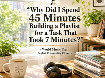 🎵 “Why Did I Spend 45 Minutes Building a Playlist for a Task That Took 7 Minutes?” – World Music Day Playlist Personality Planner