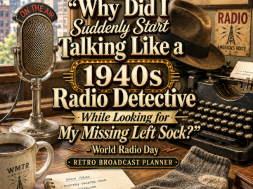 📻 âWhy Did I Suddenly Start Talking Like a 1940s Radio Detective While Looking for My Missing Left Sock?â – World Radio Day Retro Broadcast Planner 📻 âWhy Did I Suddenly Start Talking Like a 1940s Radio Detective While Looking for My Missing Left Sock?â – World Radio Day Retro Broadcast Planner