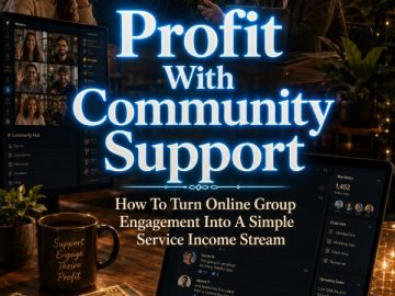 Community Support Profits: How To Turn Online Group Engagement Into A Simple Service Income Stream Community Support Profits: How To Turn Online Group Engagement Into A Simple Service Income Stream