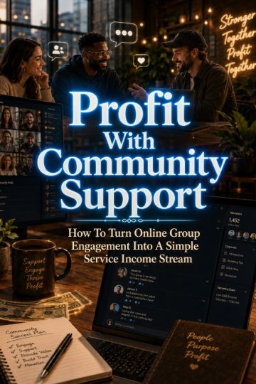 Community Support Profits: How To Turn Online Group Engagement Into A Simple Service Income Stream