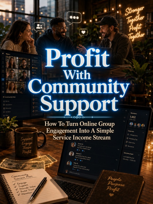 Community Support Profits: How To Turn Online Group Engagement Into A Simple Service Income Stream Community Support Profits: How To Turn Online Group Engagement Into A Simple Service Income Stream